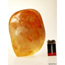 BKSH27 Bergkristall H&auml;matit Madagaskar Freeform Skulptur 16 cm 1780 g