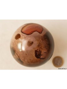 KJ38 Jaspis polychrom Kugel Madagaskar 620 g D 7,5 cm