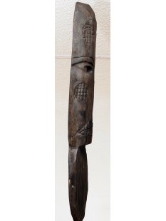 MF161 rituelle Maske der Mahafaly Gesicht mit Bart...