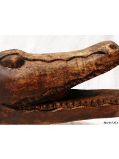 MF99 Skulptur heiliges Krokodil 1975  = 120 cm