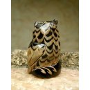 Hornfigur Waldohreule auf Stein sitzend = Code A  4 cm