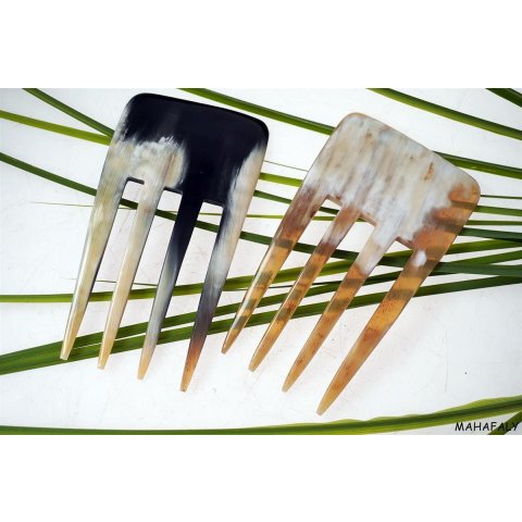 1 x Hornkamm Afrokamm Fortuna 10 cm sehr grob = Code D