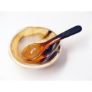 Horn Schale klein  6,5 cm rund mit L&ouml;ffel=  Code C