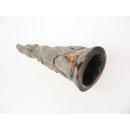 Hornfigur Nashorn grau graviert 20 cm =  Code I