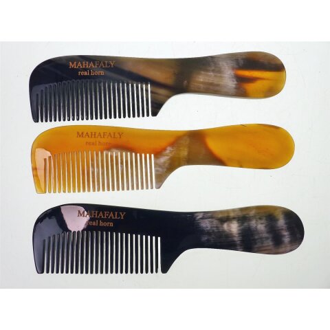 1 x Hornkamm Griffkamm Evelyn 19 x 5 cm 23 Z&auml;hne mittelfein = Code D