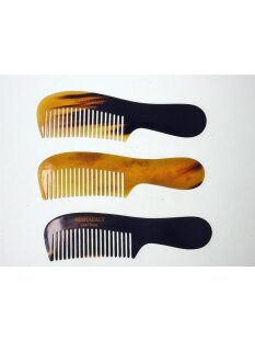 1 x Hornkamm Griffkamm Evelyn 19 x 5 cm 23 Z&auml;hne mittelfein = Code D