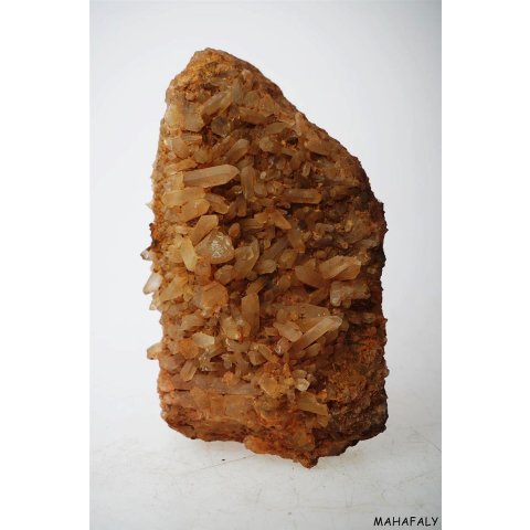 KS132 Kristall Stufe Madagaskar Formation H&auml;matit Quarz 1000 g 16 x 10 x 8 cm