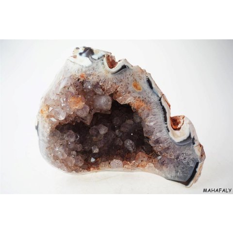 KS137 Kristall Achat Madagaskar Druse Formation Quarz 1425 g 20 x 15 x 7 cm