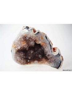 KS137 Kristall Achat Madagaskar Druse Formation Quarz...