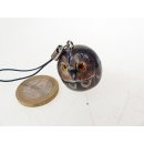 Schl&uuml;sselanh&auml;nger Schnur Schleiereule = Code Y 3,5 cm