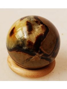 K159 Septarien Kugel Madagaskar 275 g D 57 mm Rarit&auml;t
