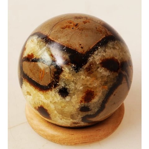 K171 Septarien Kugel Madagaskar 290 g D 58 mm Rarit&auml;t