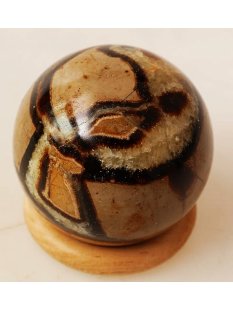 K171 Septarien Kugel Madagaskar 290 g D 58 mm Rarit&auml;t