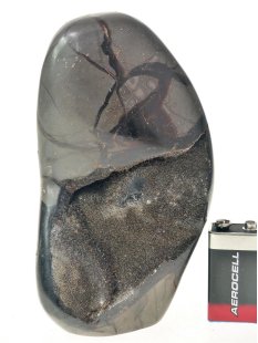 SS07 Septarien Skulptur Freeform Madagaskar 14 cm 1050 g