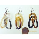 1 Paar Horn Ohrh&auml;nger / Ohrring 50 mm Rivo4 = Code C