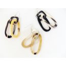 1 Paar Horn Ohrh&auml;nger / Ohrring 50 mm Rivo4 = Code C