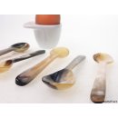 Horn Eierl&ouml;ffel gerade leicht gemasert 1 St&uuml;ck 1A Qualit&auml;t = 13 cm Laffe 27 x 40 mm