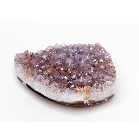 AS04 Achat Amethyst Stufe poliert 13 cm original Madagaskar 620 g