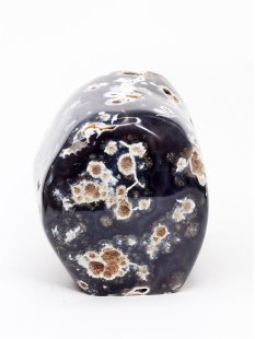 AS14 Achat Amethyst Druse Stufe poliert 14 cm original Madagaskar  4180 g