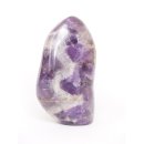 AME02 Amethyst Skulptur poliert 10,5 cm original Madagaskar 515 g