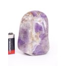 AME03  Amethyst Skulptur poliert 10 cm original Madagaskar 615 g