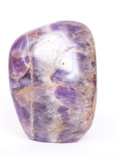 AME16  Amethyst Skulptur poliert 13,5 cm original Madagaskar 1565 g