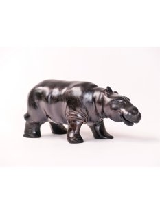Hornfigur Hippothamus Mini Flu&szlig;pferd = Code H  12 cm