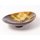 Horn Seifenschale mit Fu&szlig; oval 17 x 13 cm 1A Qualit&auml;t = Code E