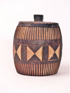 Boite &acute;de Mahafaly Vorratsdosen aus Weichholz mit...