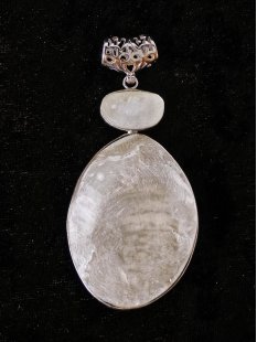 Perlmutt Anh&auml;nger echt Abalone + wei&szlig;es Shell...