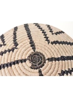 Sahafa Raphia Flachschale Wanddeko geometrisches Sternensymbol D: 23 cm = Code D