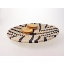 Sahafa Raphia Flachschale Wanddeko geometrisches Sternensymbol D: 23 cm = Code D