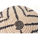 Sahafa Raphia Flachschale Wanddeko geometrisches Sternensymbol D: 23 cm = Code D