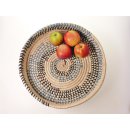 Sahafa Raphia Flachschale Wanddeko geometrische Muster D: 30 cm = Code E