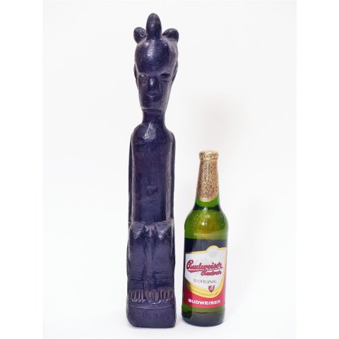 MF416 naive Skulptur der Mahafaly Hockfigur 1990 = 46 cm