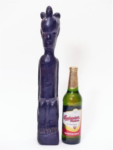 MF416 naive Skulptur der Mahafaly Hockfigur 1990 = 46 cm
