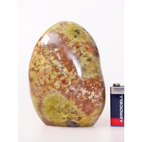 OF02 Madagaskar Opal gr&uuml;n Prasopal poliert 13 cm 870 g