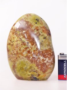 OF02 Madagaskar Opal gr&uuml;n Prasopal poliert 13 cm 870 g