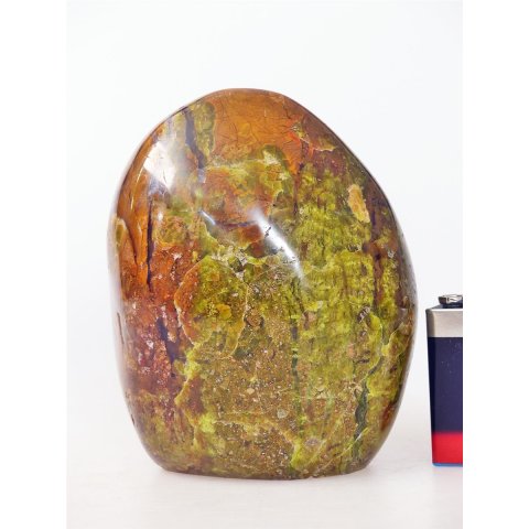 OF03 Madagaskar Opal gr&uuml;n Prasopal poliert 12 cm 830 g