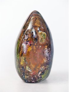 OF03 Madagaskar Opal gr&uuml;n Prasopal poliert 12 cm 830 g