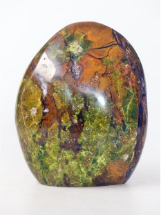 OF03 Madagaskar Opal gr&uuml;n Prasopal poliert 12 cm 830 g