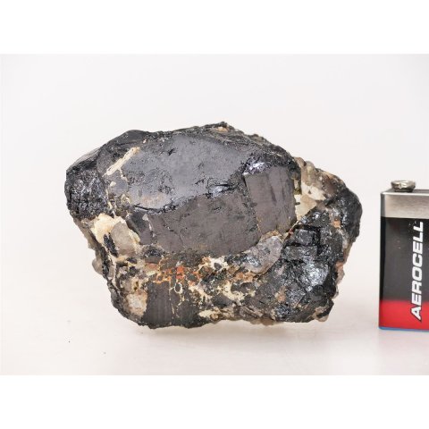 ST02 schwarzer Turmalin Sch&ouml;rl Kristall 90 mm 645 g