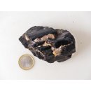 ST03 schwarzer Turmalin Sch&ouml;rl Kristall 65 mm 320 g