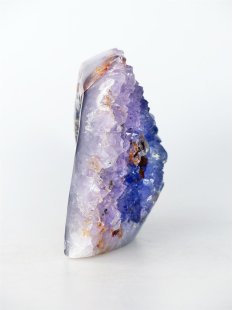 AS20 Achat Amethyst Druse Stufe poliert 9 cm original Madagaskar 370 g