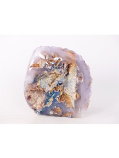 AS20 Achat Amethyst Druse Stufe poliert 9 cm original Madagaskar 370 g