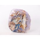 AS20 Achat Amethyst Druse Stufe poliert 9 cm original Madagaskar 370 g