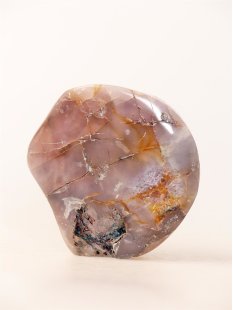 AS22 Achat Amethyst Druse Stufe poliert 9 cm original Madagaskar 350 g