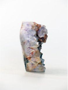 AS22 Achat Amethyst Druse Stufe poliert 9 cm original Madagaskar 350 g