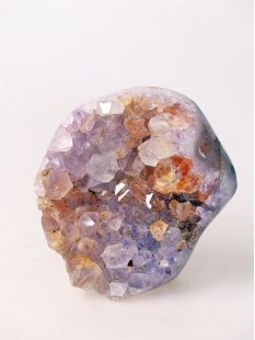 AS22 Achat Amethyst Druse Stufe poliert 9 cm original Madagaskar 350 g