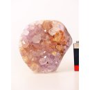 AS22 Achat Amethyst Druse Stufe poliert 9 cm original Madagaskar 350 g